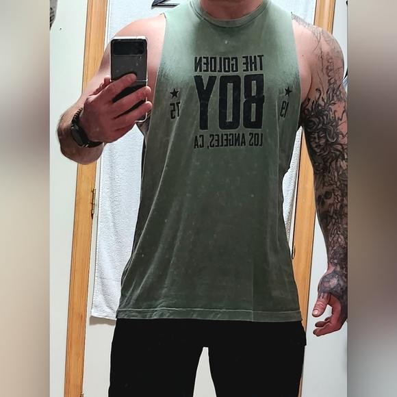 Golden Aesthetics - Men's Muscle Cut-Off Tank - XL - Picture 1 of 4